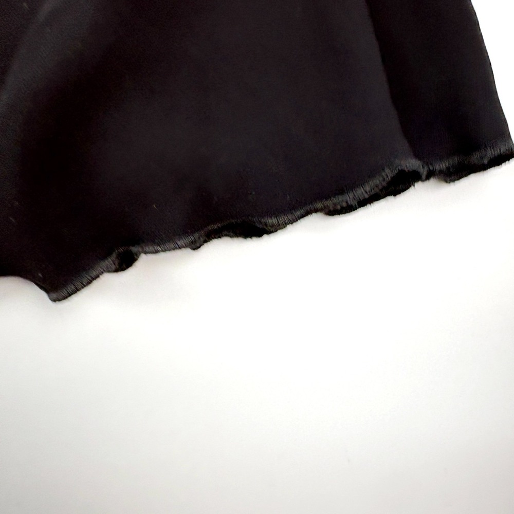 VTG Y2K Benetton Baby Doll‎ Slip Dress Sz S Black Lace Trim Tulip Hem Whimsigoth - Picture 16 of 16